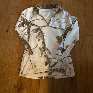 Realtree Womens 1/4 Zip Performance Shirt